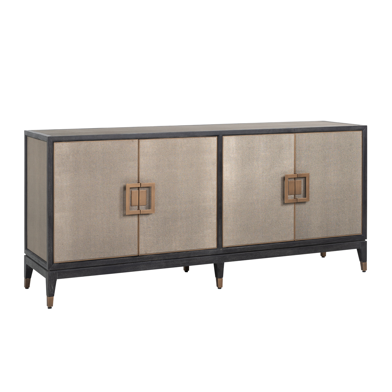 Komoda Bloomville mosiężna, shagreen