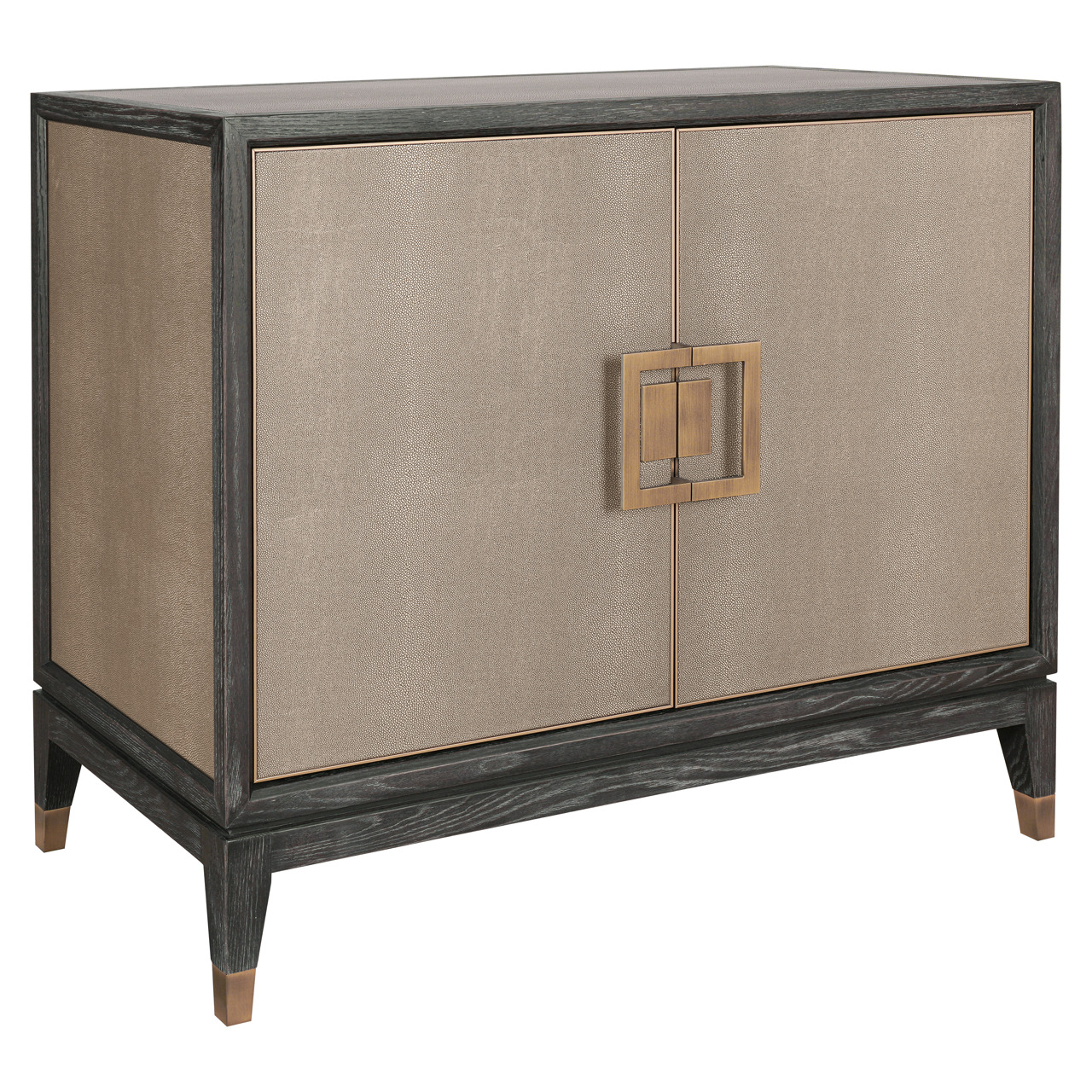 Komoda Bloomville mosiężna, shagreen