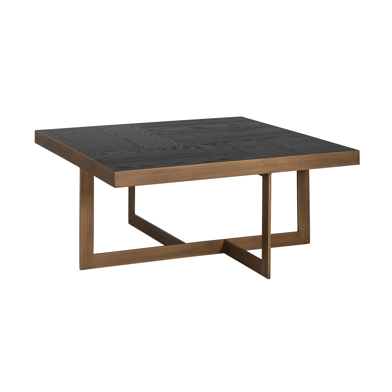 Stolik kawowy Cambon ciemna kawa 90x90