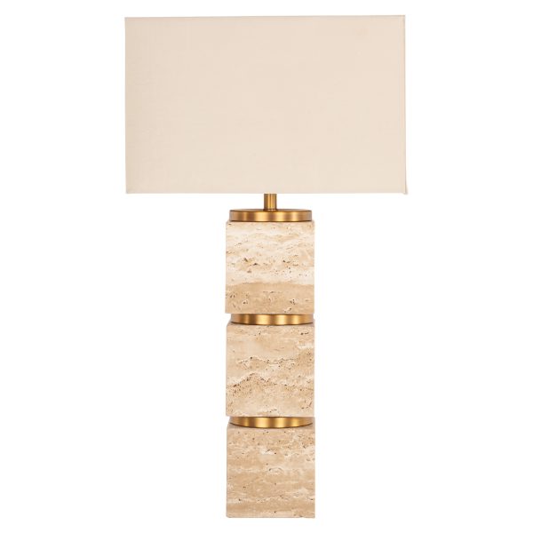 Lampa stołowa Jaella beżowa