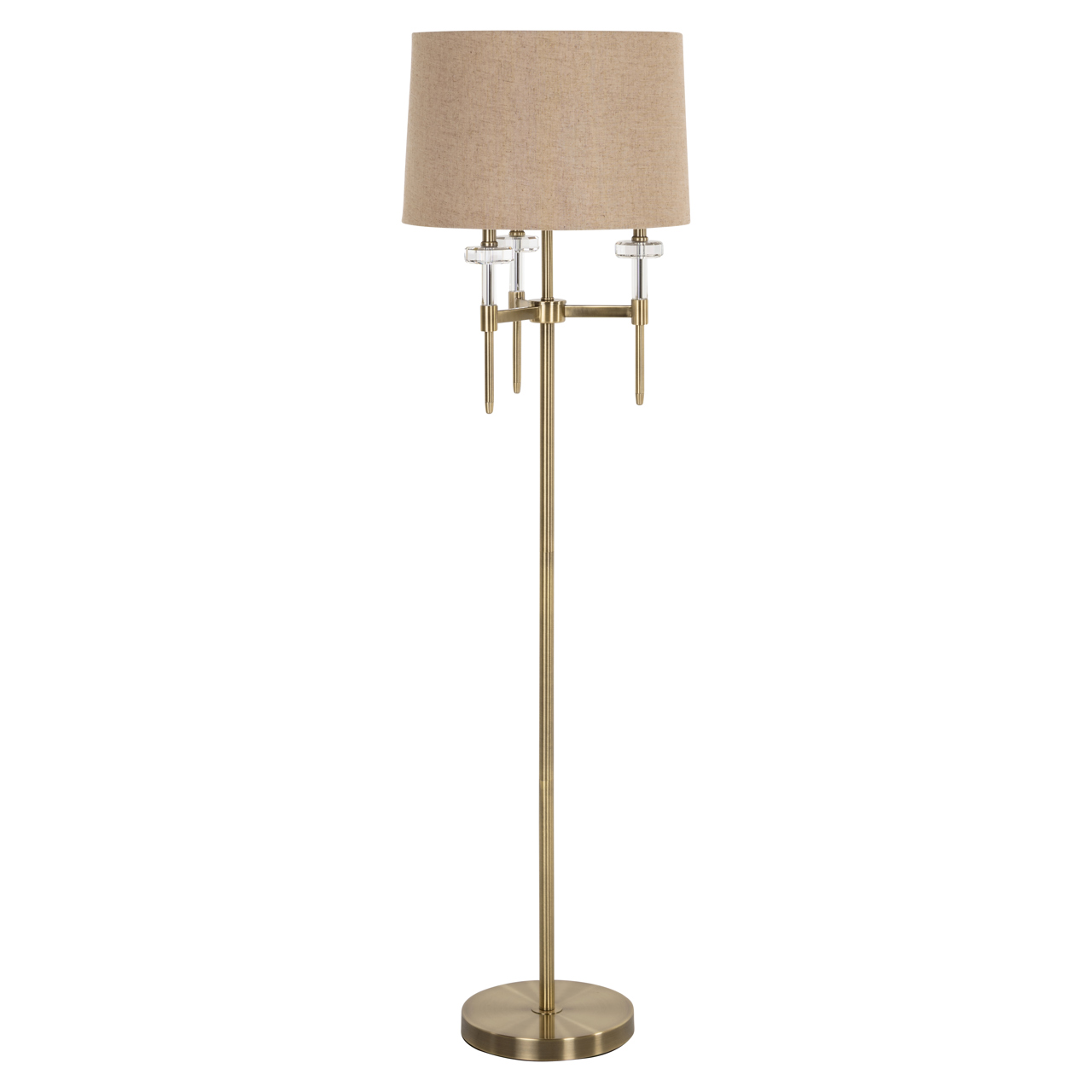 Lampa podłogowa Josie szczotkowane złoto