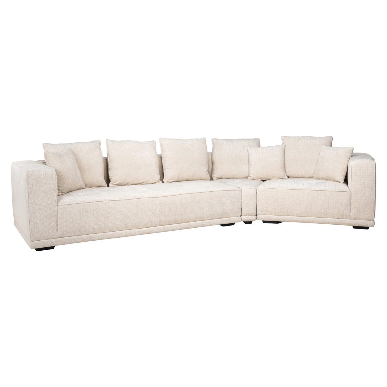 Sofa Lusso niagara beżowa 4-osobowa