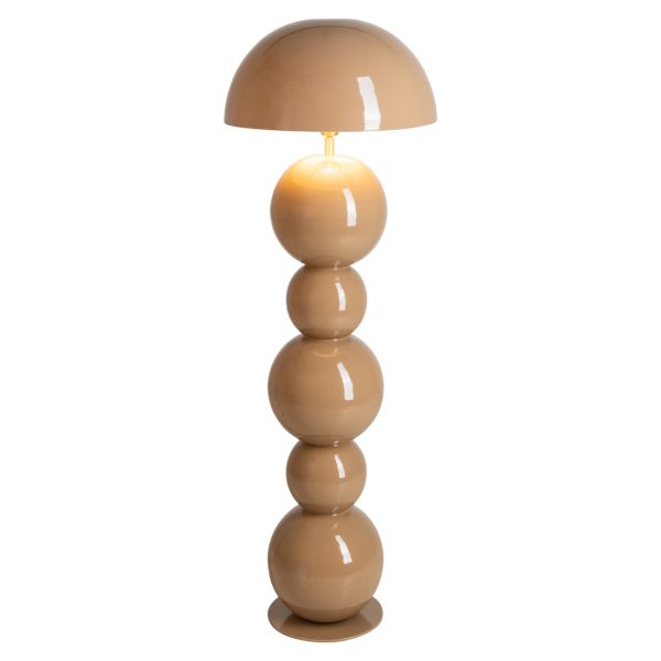 Lampa podłogowa Hasden Mocha Mousse