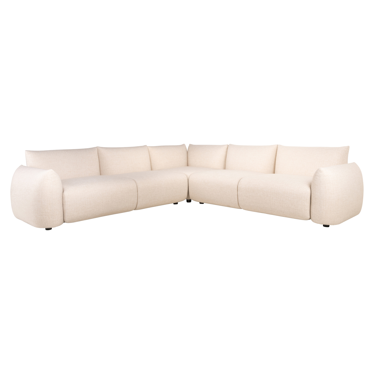 Sofa ogrodowa Dawson beżowa alpejska narożnik