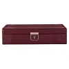 381127-1 WOLF X LIBERTY Ianthe Medium Jewellery Box - Burgundy