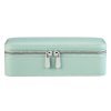 381351-1 WOLF X LIBERTY Julia Interior Print Medium Jewellery Zip Case - Sage Green