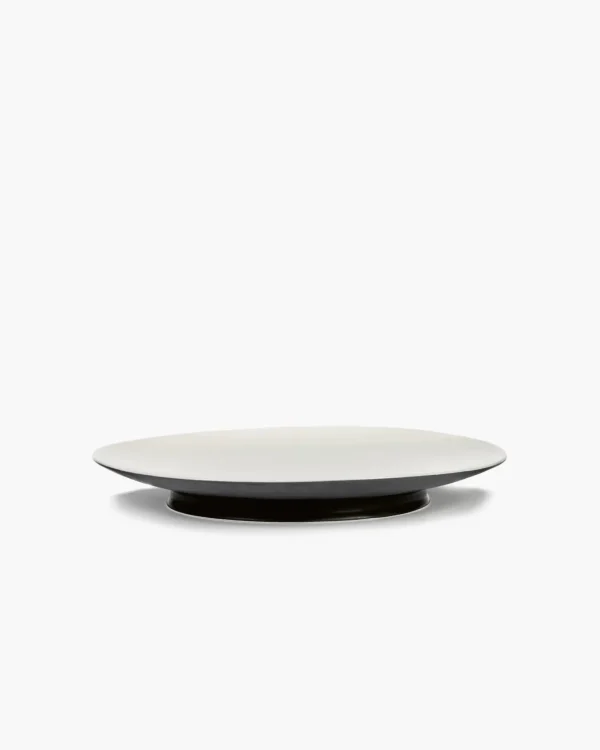 SERAX Talerz black/off-white Ra