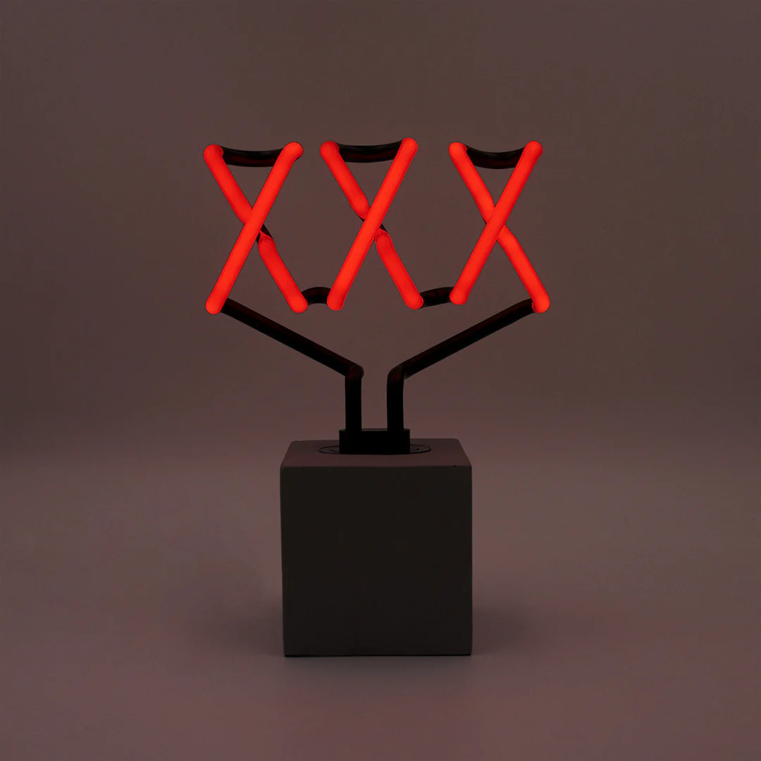 Neon 'XXX' Sign