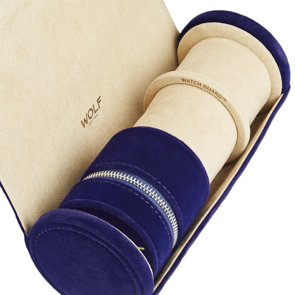 Royal Asscher Double Watch Roll with Jewellery Storage_394004-5