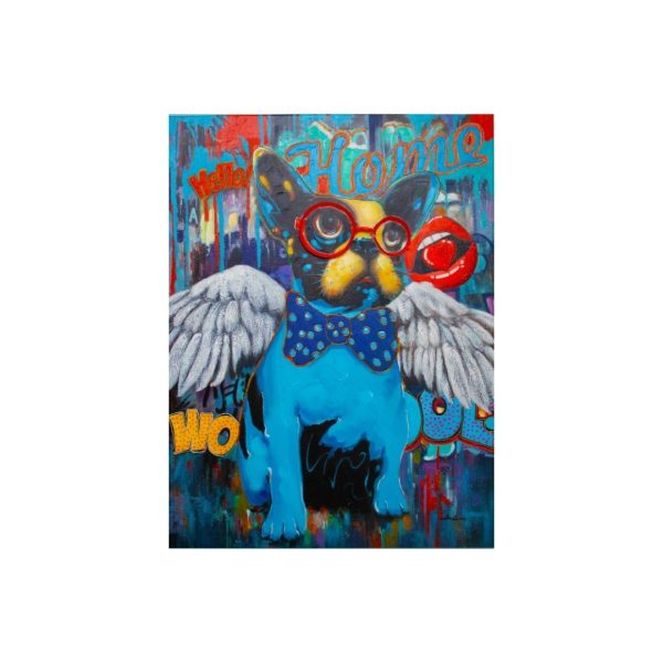 Obraz LED "Dog With Wings"