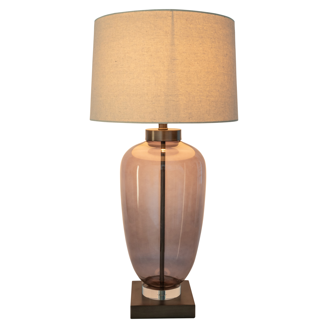 Lampa stołowa Monsoe dymna