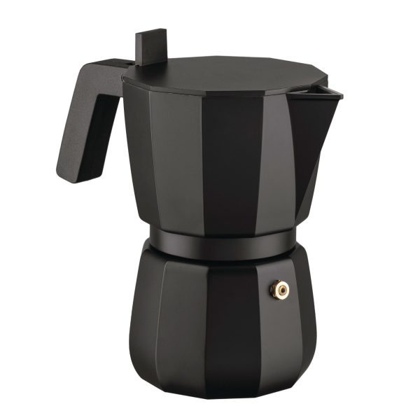 zaparzacz do espresso, na 6 filiżanek, czarny