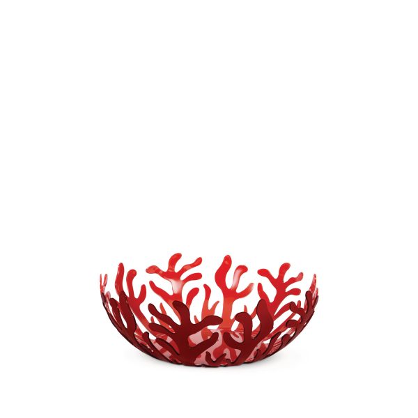 kosz na owoce, czerwony; 29 cm