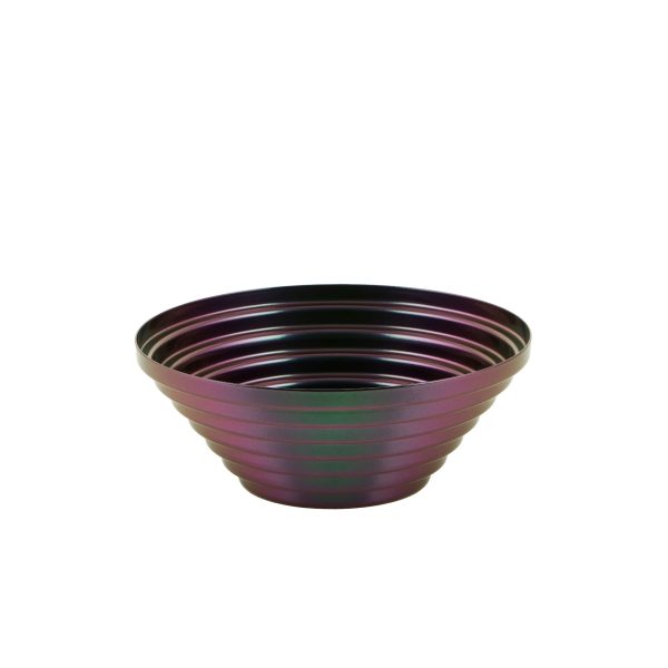 kosz stalowy, fioletowo-zielony, 20 cm