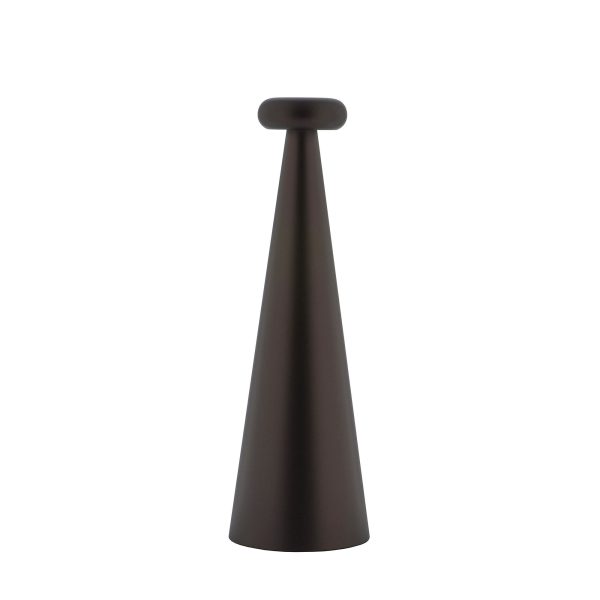 Lampa stołowa, brązowa
