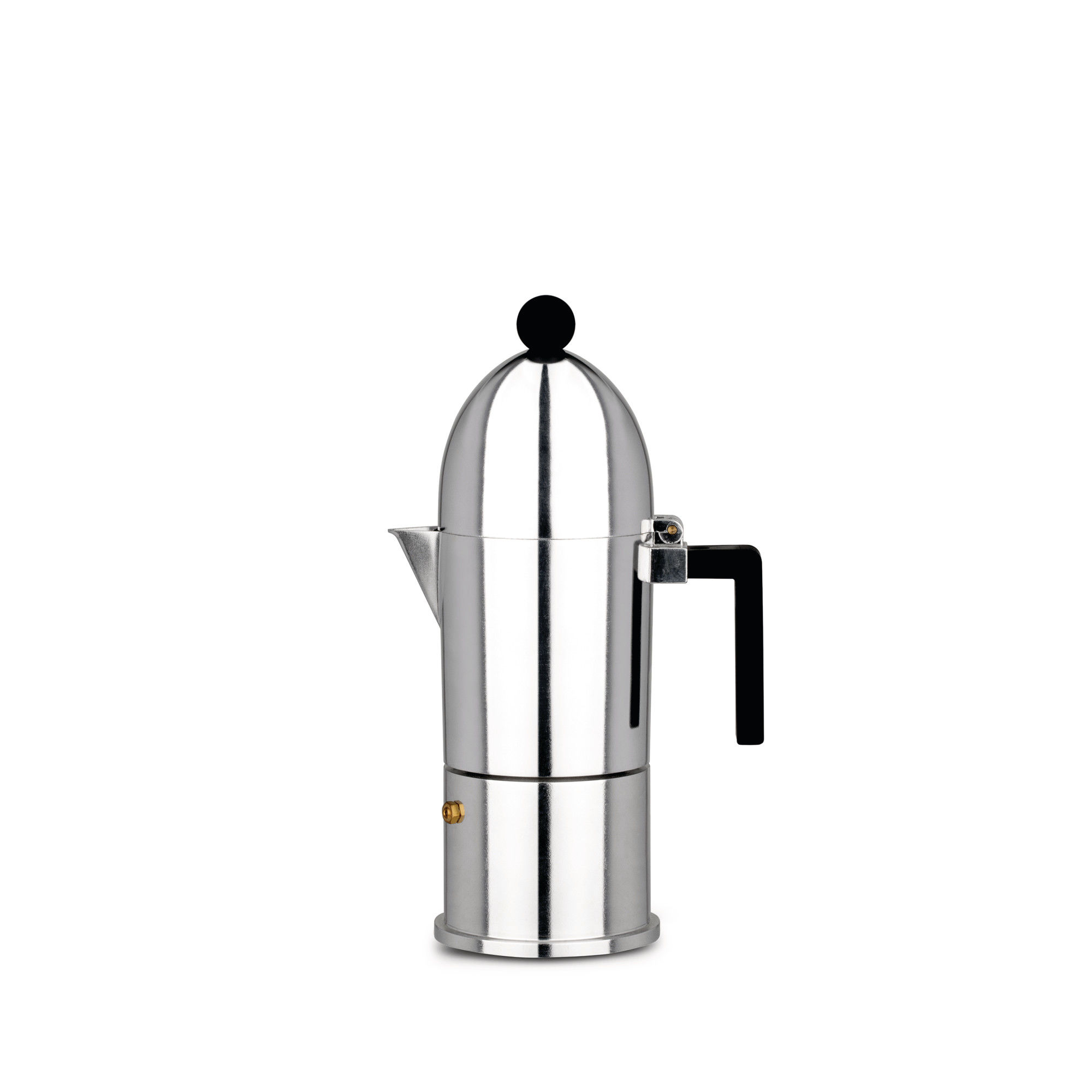 zaparzacz do espresso, ciśnieniowy, czarne uchwyty, na 6 filiżanek