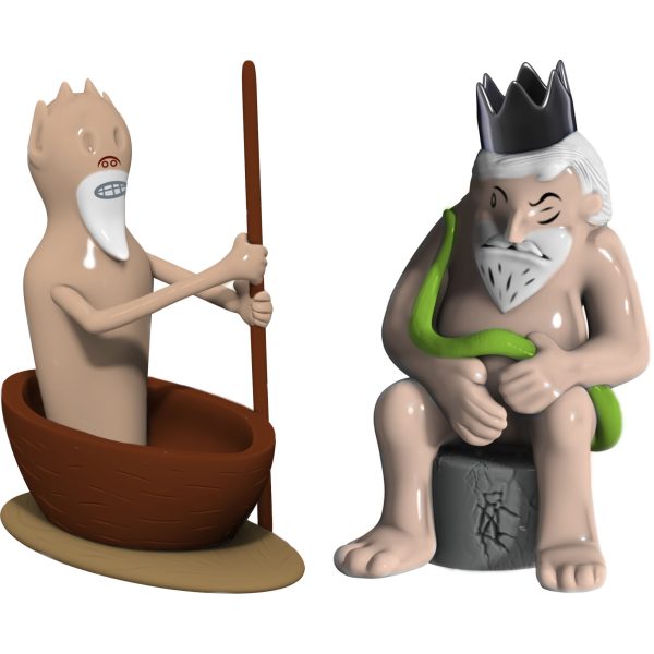 CARONTE E MINOSSE, STATUETTES