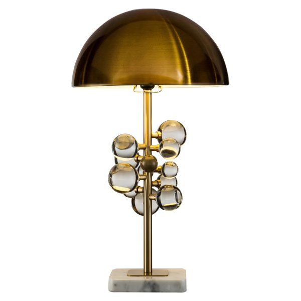 Lampa stołowa Bela brązowa